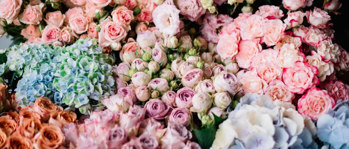 Bouquets de fleurs de deuil