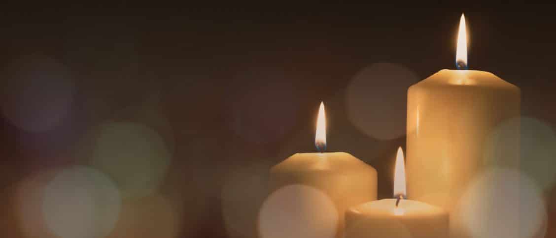 Bougies allumées